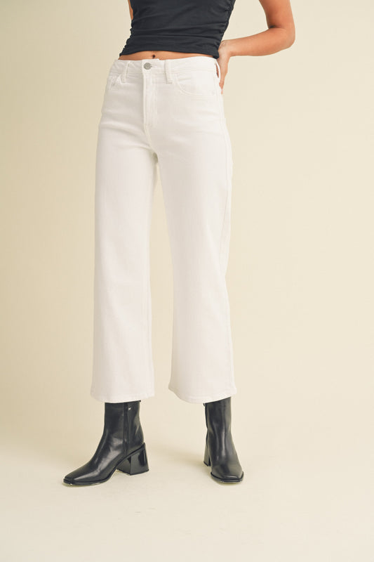 Elevate High Rise Wide Leg Jeans by Just Black Denim