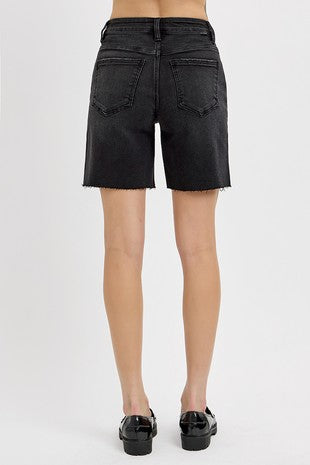 David TC High Rise Mid Length Shorts by Risen
