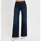 Luna High Rise Wide Leg Adjustable Waist Jeans by Risen