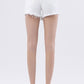 Optic White Tummy Control Super High Rise Shorts by Lovervet