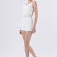Optic White Tummy Control Super High Rise Shorts by Lovervet