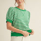 Alignment Stripes Sweatshirts Top
