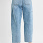 Lola Denim High Rise Crop Wide Barrel Cargo Pocket Pants by Risen