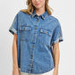 Molly Oversized Long Denim Shirt
