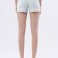 Attractively High Rise Patch Pocket Striped Shorts By Vervet