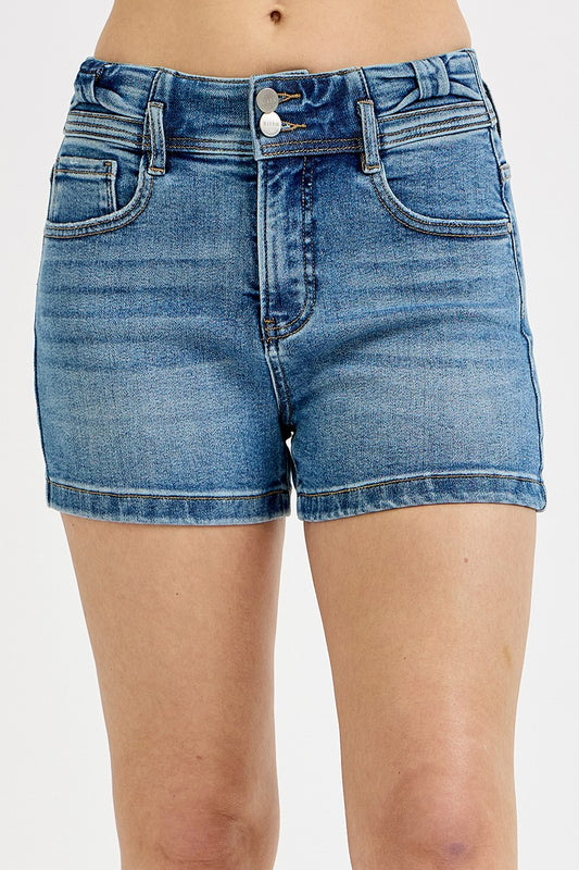 Tide Tummy Control High Rise Bow Detailed Shorts