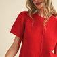 Reclaim Short Puff Sleeve Sweater Cardigan