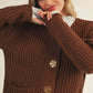Link Big Button Accent Sweater Cardigan