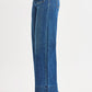 Task High Rise Crop Wide Front Patch Pocket Jeans by Risen