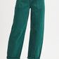 Logic High Rise Ankle Cuffed Barrel Jeans by Risen