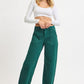 Logic High Rise Ankle Cuffed Barrel Jeans by Risen