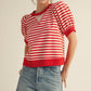 Alignment Stripes Sweatshirts Top