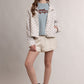 Effortless Cropped Boxy Collared Jacket