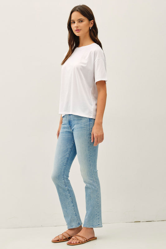 No One Jersey Boxy Crop T-shirts