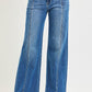 Port High Rise Wide Jeans Front And Back Curved Seam