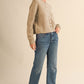 Organic Marled Knit Sweater Cardigan