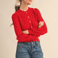 Speak Ribbed Cardigan Sweater