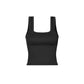 Dignity Square Crop Rib Tank