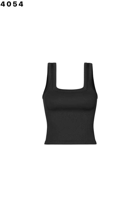 Dignity Square Crop Rib Tank