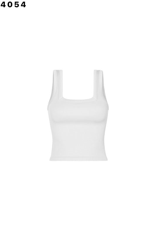 Dignity Square Crop Rib Tank