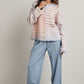Rainbow Cardigan Button-up Knit Sweater Cardigan