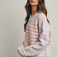 Rainbow Cardigan Button-up Knit Sweater Cardigan