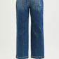 Benny Slouchy Cropped Baggy Jeans Front Patch Pocket