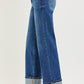 Gale High Rise Ankle Wide Pin Tuck Jeans