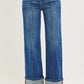 Gale High Rise Ankle Wide Pin Tuck Jeans