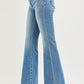 Kaylee Tummy Control 4 Way Stretch Mid Rise Flare Jeans