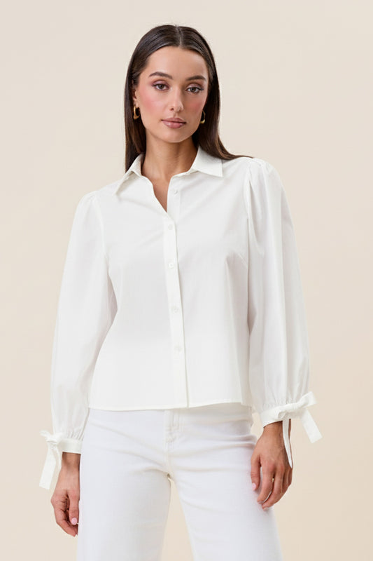 Bow Sleeve Blouse