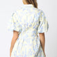 Emily Floral Puff Dress
