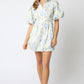 Emily Floral Puff Dress