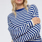 Travel Striped Drop Shoulder Sweater