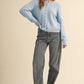 Organic Marled Knit Sweater Cardigan
