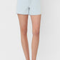 Stripe High Rise Drawstring Striped Shorts