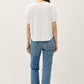 Garment Dye Ribbed Boxy Fit T-shirt