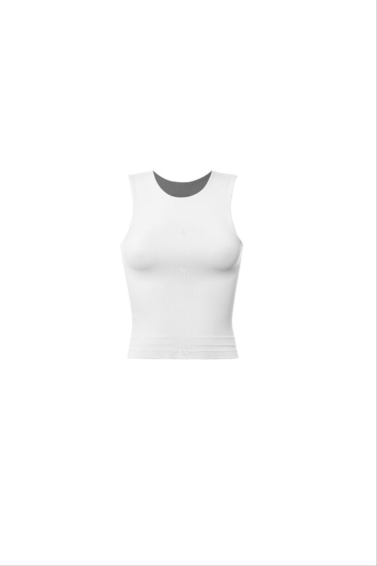 Lema Double Layer Long Sleeveless Top