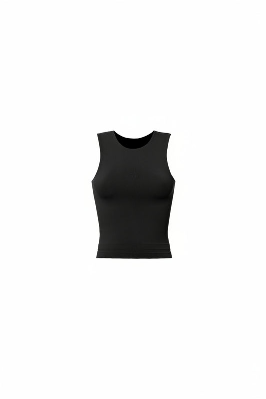 Lema Double Layer Long Sleeveless Top