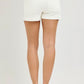 Riley High Rise Scalloped Eyelet Embroidered Pockets Shorts by Risen