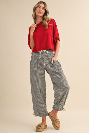 Envy Striped Parachute Pants Striped Parachute Pants