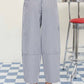 Slim Stripe Pocket Detail Wide Leg Pants