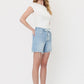 Morning Train Super High Rise Drawstring Midi Shorts