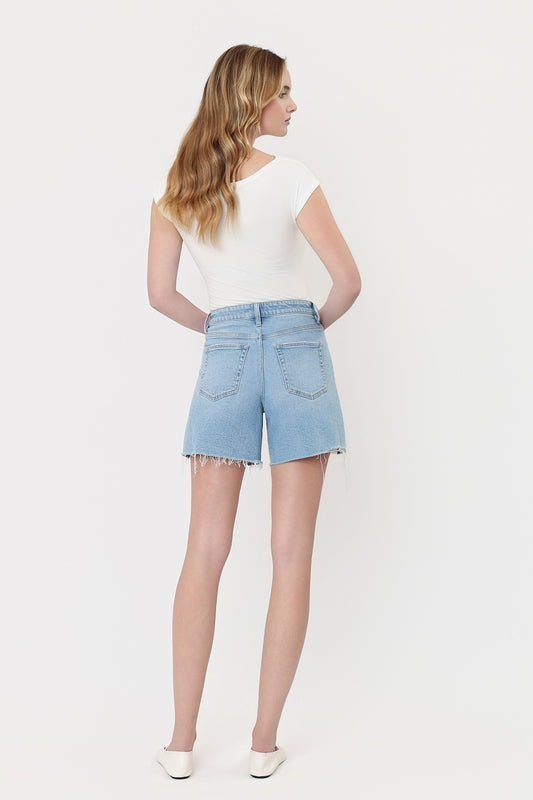 Morning Train Super High Rise Drawstring Midi Shorts