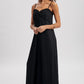 Resort Textured Tie-front Maxi Dress