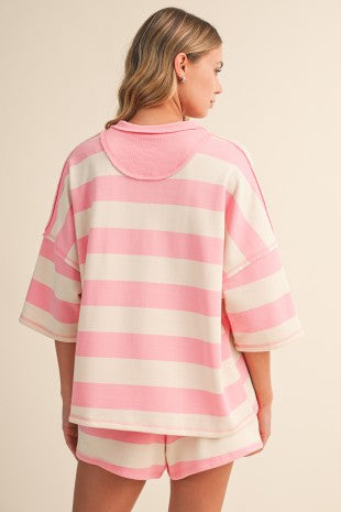 Montgomery Shorts Striped Elastic Band
