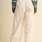 Bay Washed Corduroy Pleated Barrel Pants