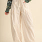 Bay Washed Corduroy Pleated Barrel Pants