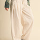 Bay Washed Corduroy Pleated Barrel Pants
