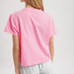 Punch Basic Relaxed Crop Knit Tee